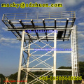 overhead 300m3 steel water tank and 18m steel structure for airport with cheap price